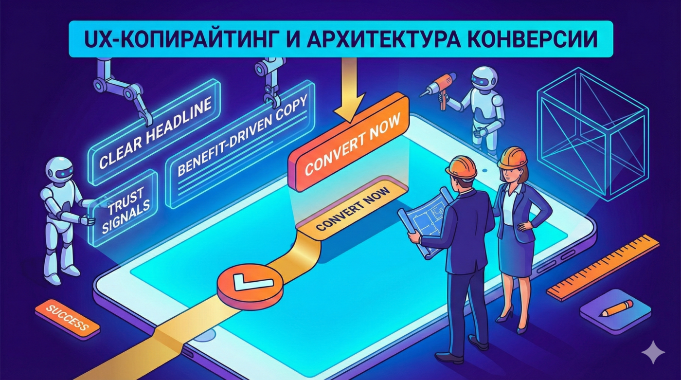 UX-копирайтинг и архитектура конверсионных элементов на сайте